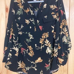 Beautiful fall shirt, dressy